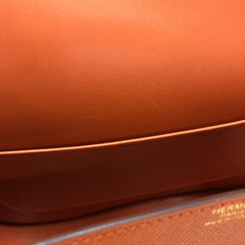 エルメス HERMES デッラカヴァレリア エラン B刻印 テールバテュー ゴールド金具 エプソン ユニセックス ショルダーバッグ