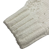 プラダ PRADA クロップドコットンニットシャツ P24R1I ホワイト コットン レディース ニット