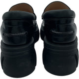 グッチ GUCCI ホースビットログソール ローファー 656869 ブラック レザー レディース ローファー