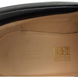 グッチ GUCCI ホースビットログソール ローファー 656869 ブラック レザー レディース ローファー