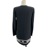 ディースクエアード DSQUARED ロゴレーヨンワンピース S75CV0121 ブラック レーヨン レディース ワンピース
