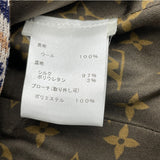 ルイ・ヴィトン LOUIS VUITTON 総柄ダブルロングコート FIMA87URZ ベージュ ウール レディース その他アウター