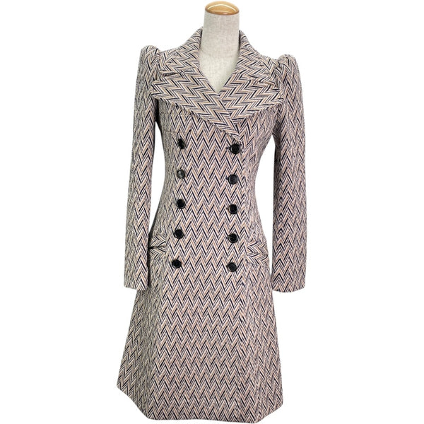 ルイ・ヴィトン LOUIS VUITTON 総柄ダブルロングコート FIMA87URZ  