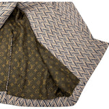 ルイ・ヴィトン LOUIS VUITTON 総柄ダブルロングコート FIMA87URZ ベージュ ウール レディース その他アウター