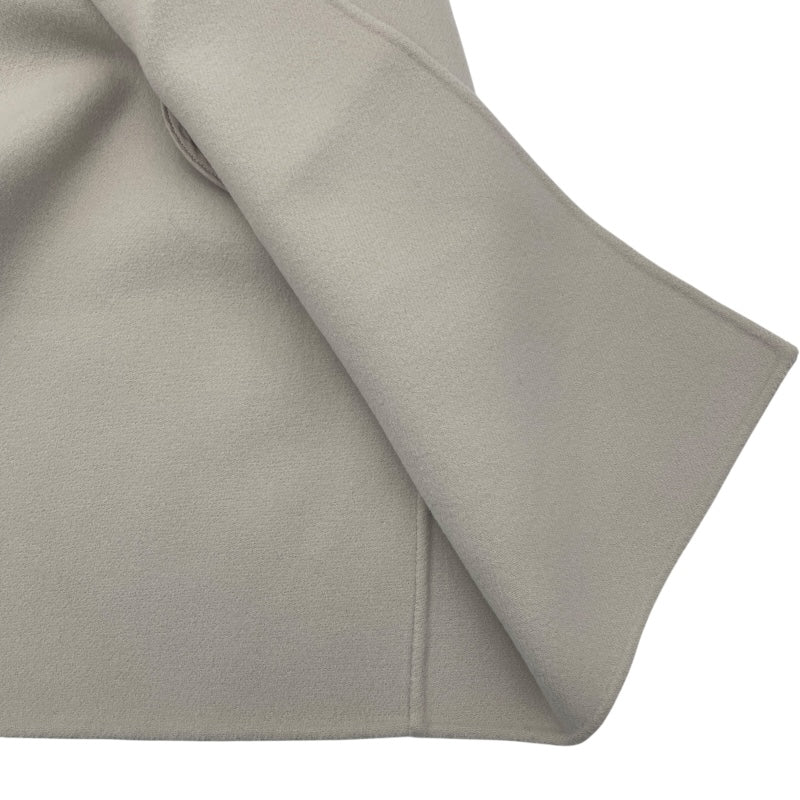 マックスマーラ Max Mara ベルテッドラップコート クリーム ウール レディース その他アウター