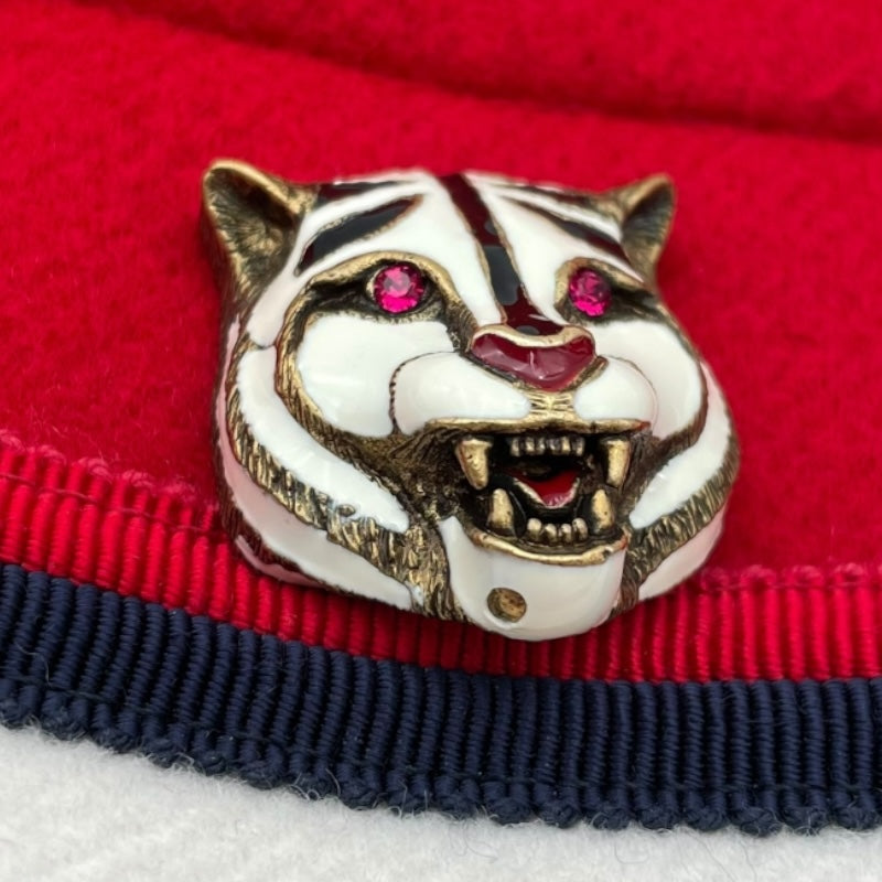 グッチ GUCCI ノーカラーロングコート 569221 レッド 羊毛 レディース その他アウター