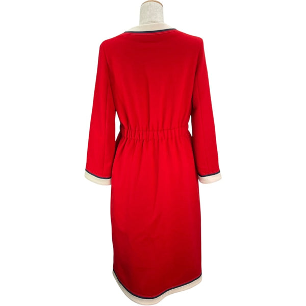 グッチ GUCCI ノーカラーロングコート 569221 レッド 羊毛 レディース その他アウター