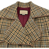 グッチ GUCCI GGベルベットロングコート 643302 ベージュ ウール レディース その他アウター