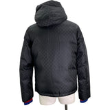 グッチ GUCCI GG総柄ダウンジャケット 452434 ブラック ナイロン メンズ ダウンジャケット