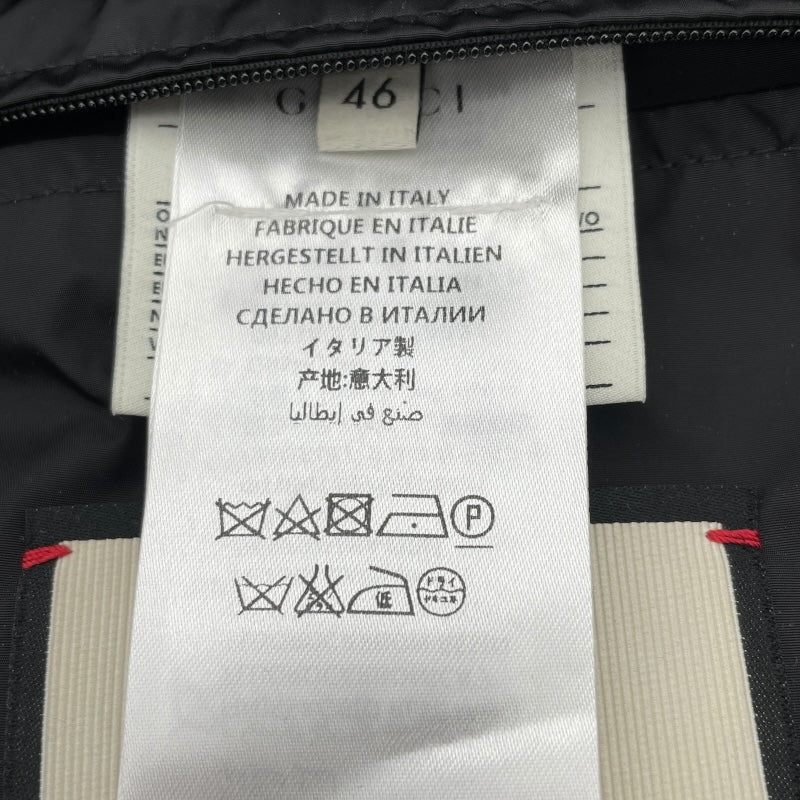 グッチ GUCCI GG総柄ダウンジャケット 452434 ブラック ナイロン メンズ ダウンジャケット