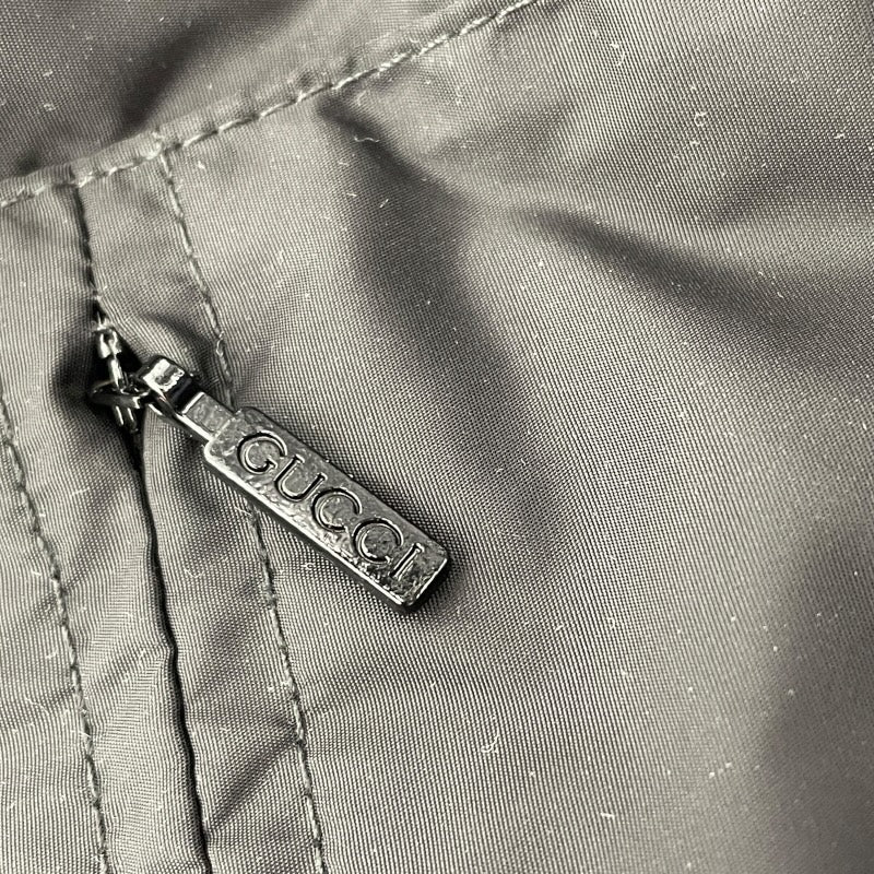 グッチ GUCCI GG総柄ダウンジャケット 452434 ブラック ナイロン メンズ ダウンジャケット