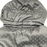 グッチ GUCCI GG総柄ダウンジャケット 452434 ブラック ナイロン メンズ ダウンジャケット