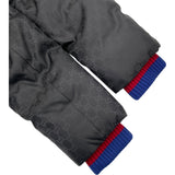 グッチ GUCCI GG総柄ダウンジャケット 452434 ブラック ナイロン メンズ ダウンジャケット