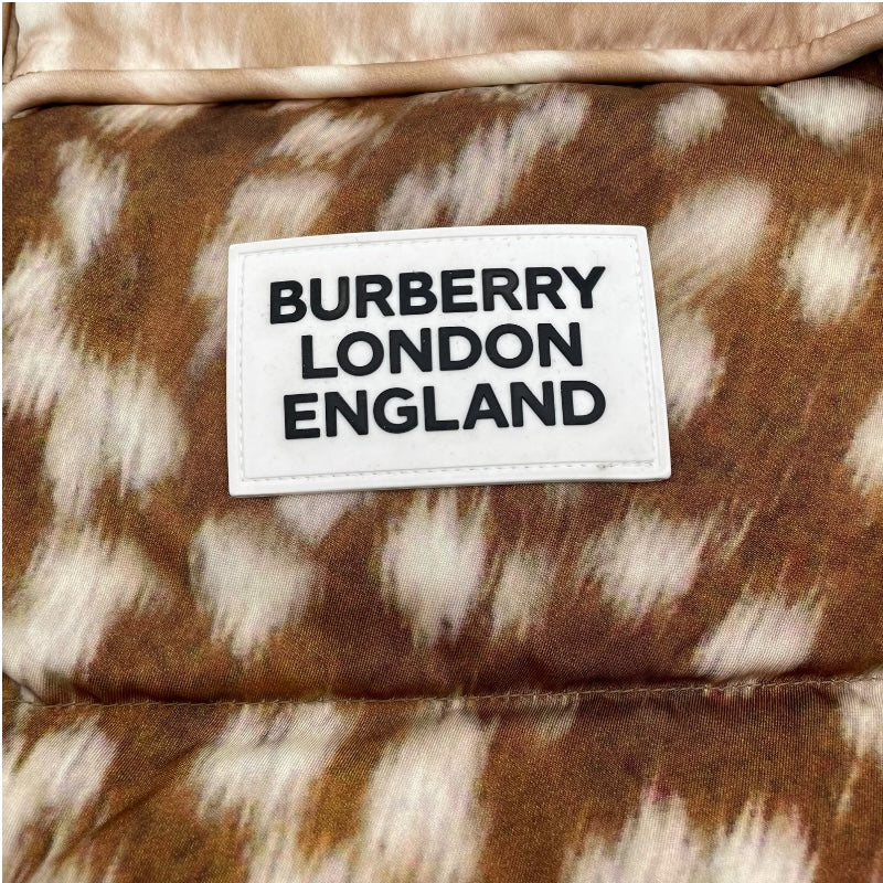 バーバリーロンドン BURBERRY LONDON バンビ柄ダウンジャケット 8022831 ブラウン ポリエステル レディース ダウンジャケット