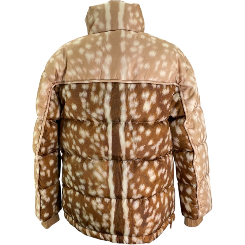 バーバリーロンドン BURBERRY LONDON バンビ柄ダウンジャケット 8022831 ブラウン ポリエステル レディース ダウンジャケット