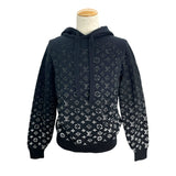 ルイ・ヴィトン LOUIS VUITTON モノグラムグラディエント ニットパーカー HNN45W ブラック コットン メンズ パーカー