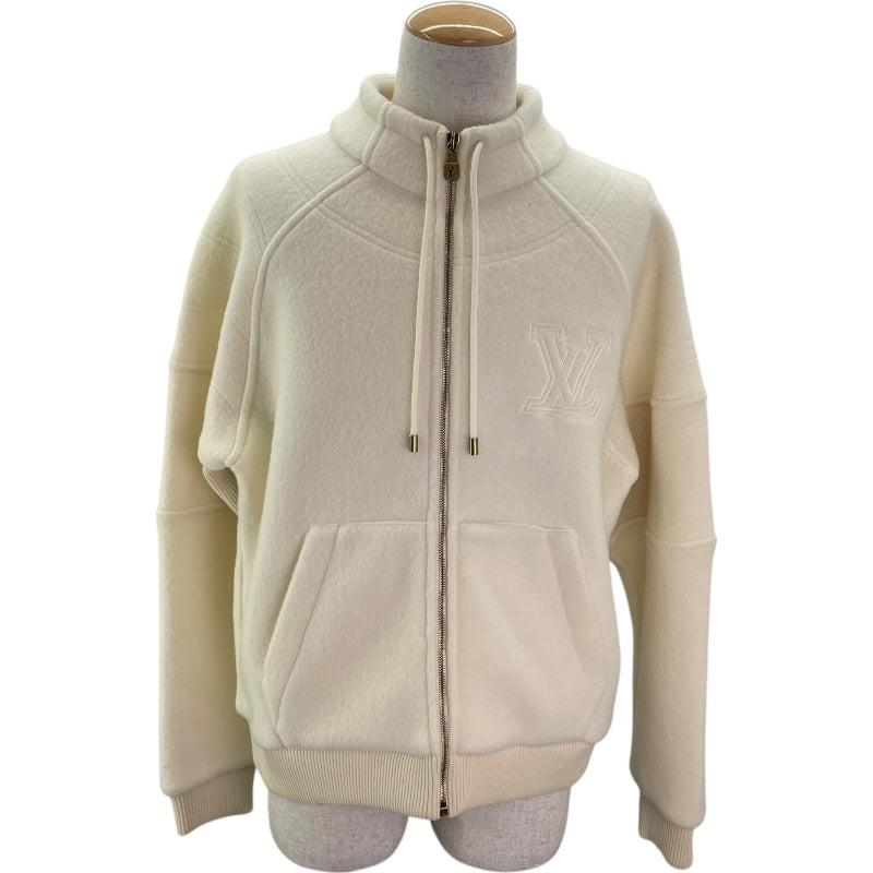 ルイ・ヴィトン LOUIS VUITTON LVロゴウールブルゾン HSY10W ホワイト ウール メンズ ブルゾン