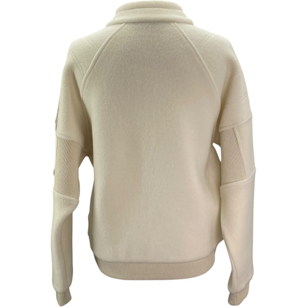 ルイ・ヴィトン LOUIS VUITTON LVロゴウールブルゾン HSY10W ホワイト ウール メンズ ブルゾン