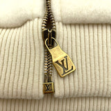 ルイ・ヴィトン LOUIS VUITTON LVロゴウールブルゾン HSY10W ホワイト ウール メンズ ブルゾン
