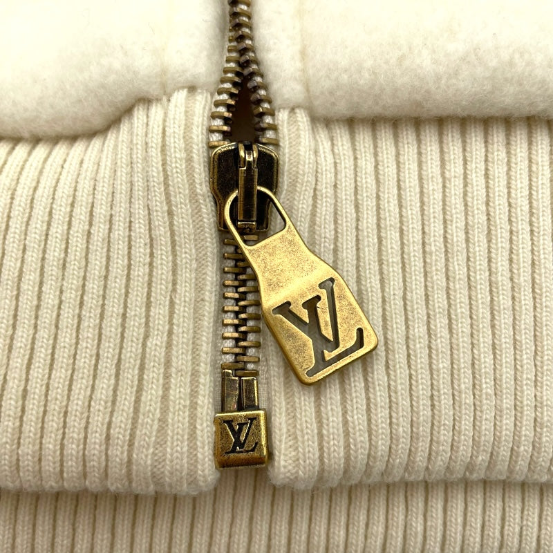 ルイ・ヴィトン LOUIS VUITTON LVロゴウールブルゾン HSY10W ホワイト ウール メンズ ブルゾン