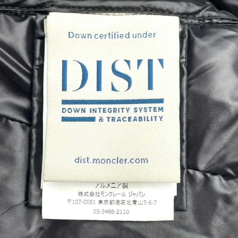 モンクレール MONCLER ARMOISE ファーダウンジャケット D20934531015 ブラック ナイロン レディース ダウンジャケット