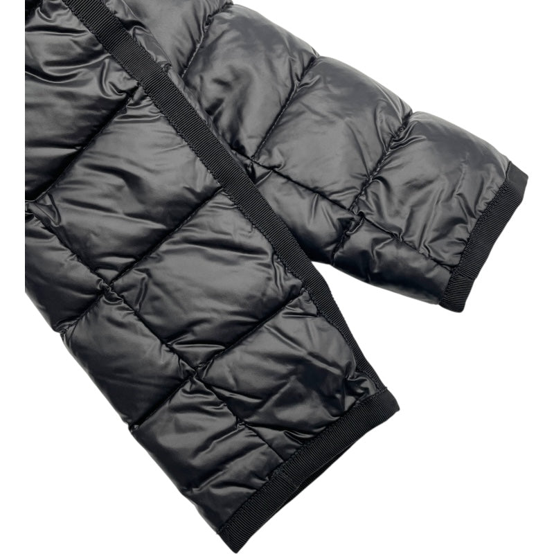 モンクレール MONCLER ARMOISE ファーダウンジャケット D20934531015 ブラック ナイロン レディース ダウンジャケット