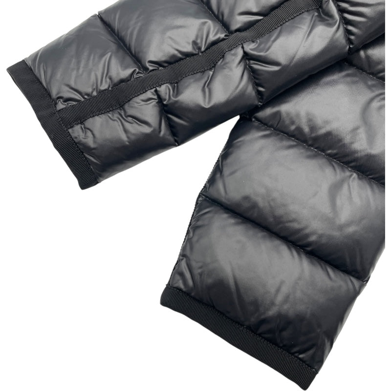 モンクレール MONCLER ARMOISE ファーダウンジャケット D20934531015 ブラック ナイロン レディース ダウンジャケット