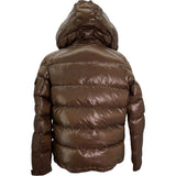 モンクレール MONCLER MAYAダウンジャケット 220914036605　68950 ブラウン ナイロン メンズ ダウンジャケット