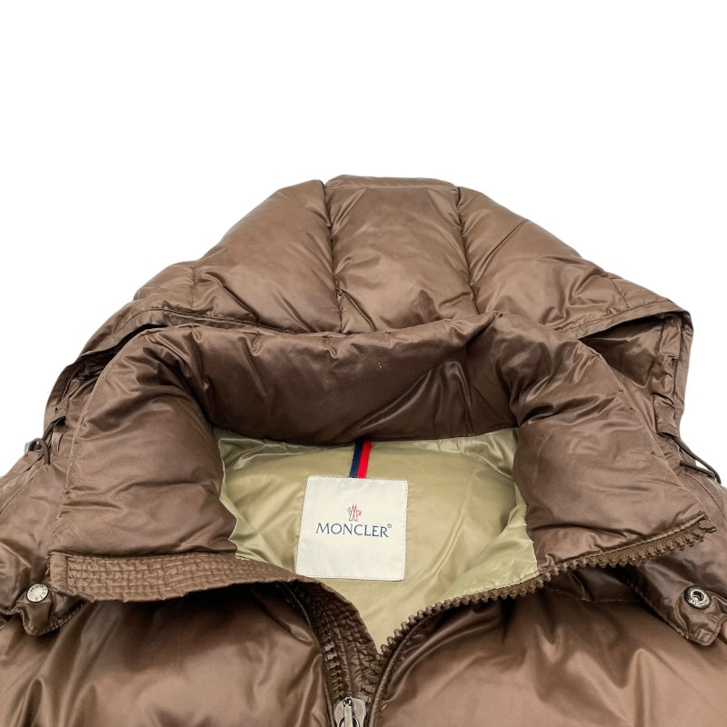 モンクレール MONCLER MAYAダウンジャケット 220914036605　68950 ブラウン ナイロン メンズ ダウンジャケット