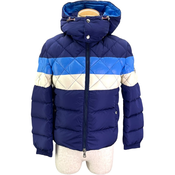 モンクレール MONCLER JANVRY ダウンジャケット E20914193485 ブルー ナイロン メンズ ダウンジャケット