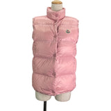 モンクレール MONCLER BADIA　ダウンベスト J20931A00008 5963V ピンク ナイロン レディース ダウンベスト