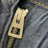クリスチャン・ディオール Christian Dior ロゴベルトデニムロングスカート 312J36A3517 ブルー コットン レディース ロングスカート