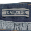クリスチャン・ディオール Christian Dior ロゴベルトデニムロングスカート 312J36A3517 ブルー コットン レディース ロングスカート