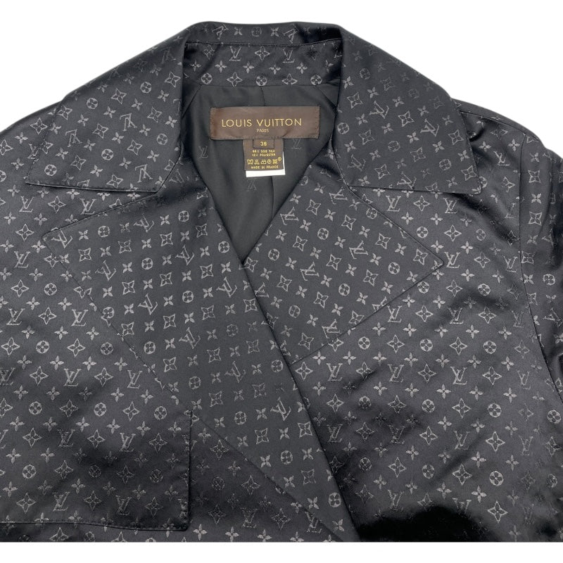 ルイ・ヴィトン LOUIS VUITTON モノグラム総柄シルクトレンチ