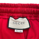 グッチ GUCCI GGサイドライントラックパンツ レッド ポリエステル メンズ パンツ