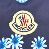モンクレール MONCLER RAIEF 花柄ライトダウンジャケット D10934630705 ネイビー ポリエステル レディース ダウンジャケット