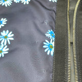 モンクレール MONCLER RAIEF 花柄ライトダウンジャケット D10934630705 ネイビー ポリエステル レディース ダウンジャケット