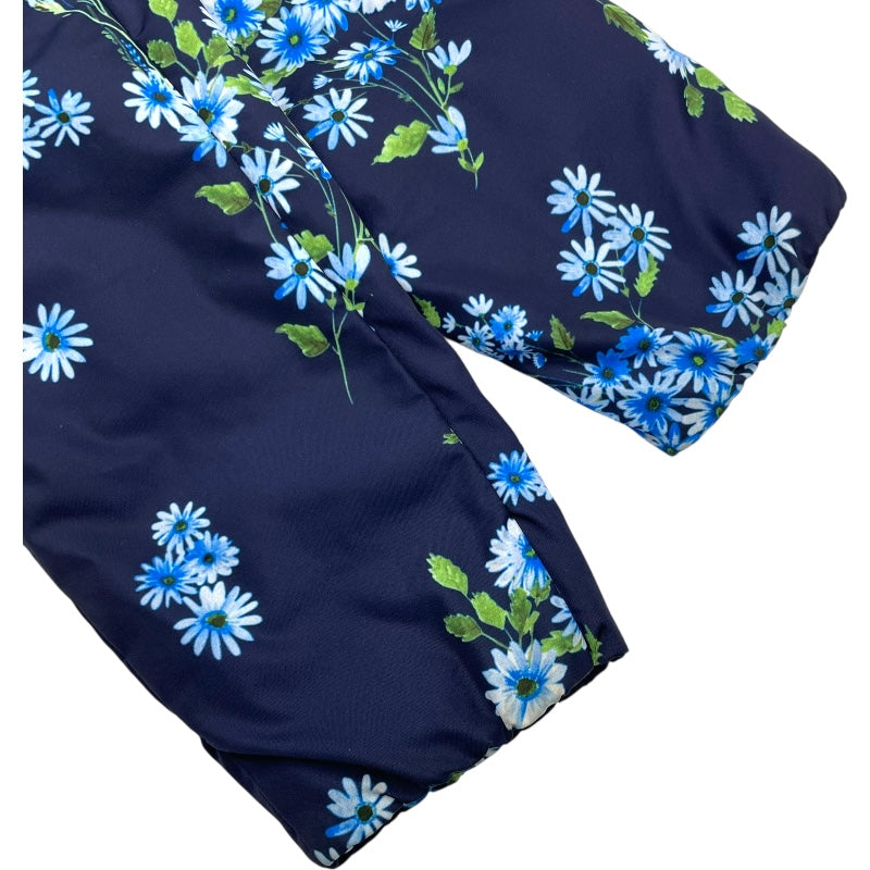 モンクレール MONCLER RAIEF 花柄ライトダウンジャケット D10934630705 ネイビー ポリエステル レディース ダウンジャケット