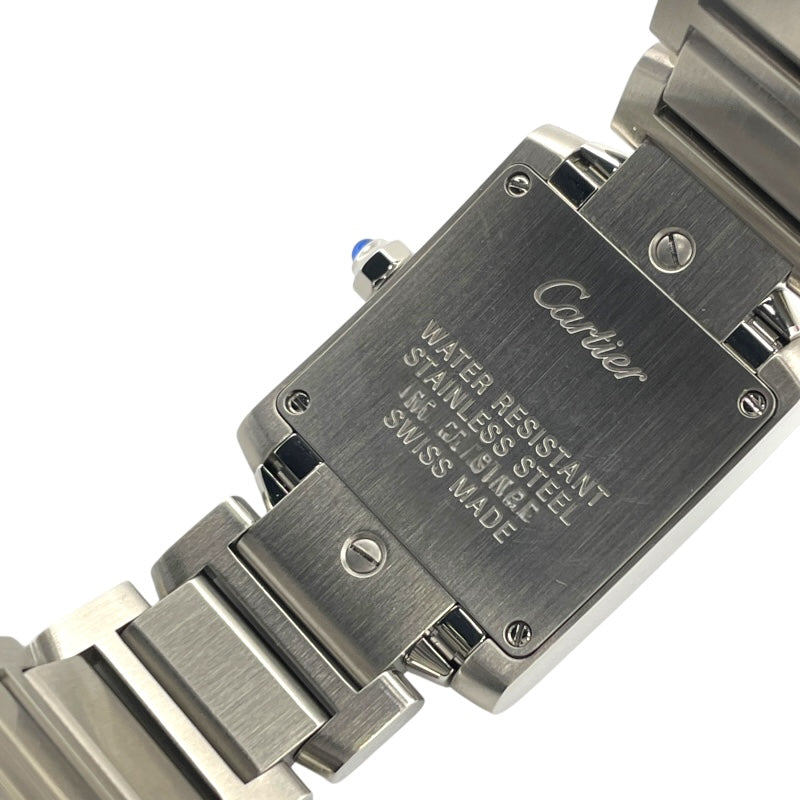 カルティエ Cartier タンクフランセーズ SM W51008Q3 シルバー SS クオーツ レディース 腕時計