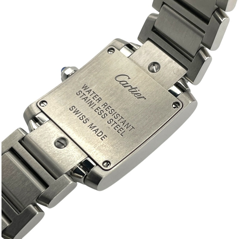 カルティエ Cartier タンクフランセーズ SM W51008Q3 シルバー SS クオーツ レディース 腕時計