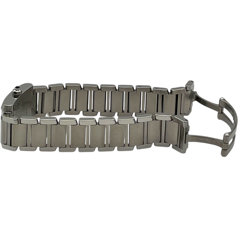 カルティエ Cartier タンクフランセーズ SM W51008Q3 シルバー SS クオーツ レディース 腕時計