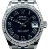 ロレックス ROLEX デイトジャスト 31 278274 ブラック WG/SS 自動巻き ユニセックス 腕時計