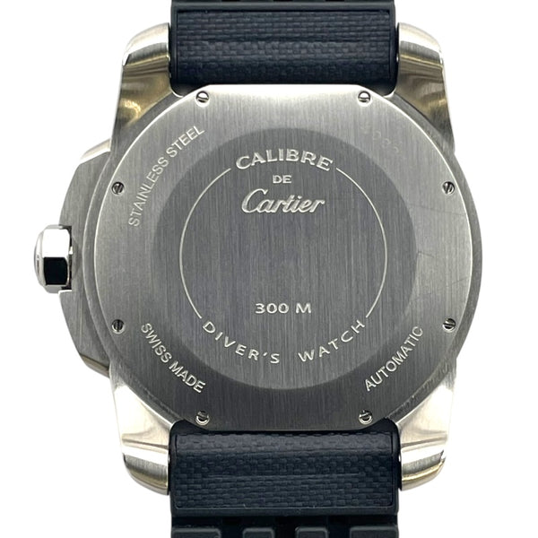 カルティエ Cartier カリブル ドゥ カルティエ ダイバー WSCA0010 ブルー SS 自動巻き メンズ 腕時計