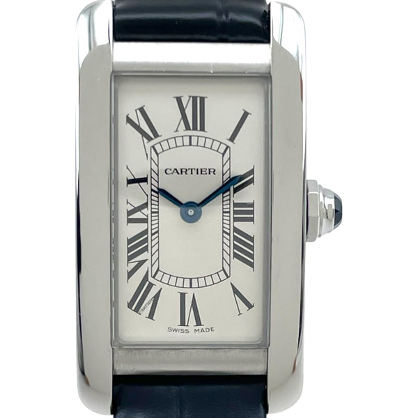 カルティエ Cartier タンク アメリカン SM WSTA0043 シルバー SS クオーツ レディース 腕時計