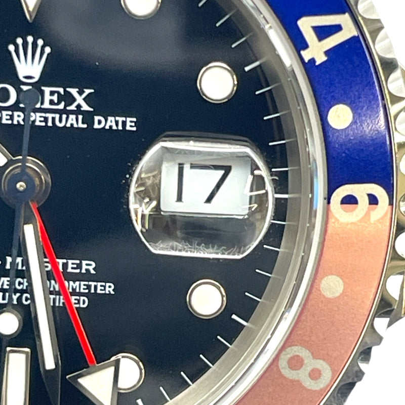 ロレックス ROLEX GMTマスター 16700 ブラック ステンレス 自動巻き メンズ 腕時計