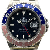 ロレックス ROLEX GMTマスター 16700 ブラック ステンレス 自動巻き メンズ 腕時計