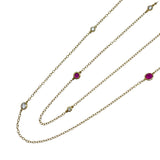 ティファニー TIFFANY＆CO スプリンクルネックレス ゴールド 750 ルビー ジュエリー