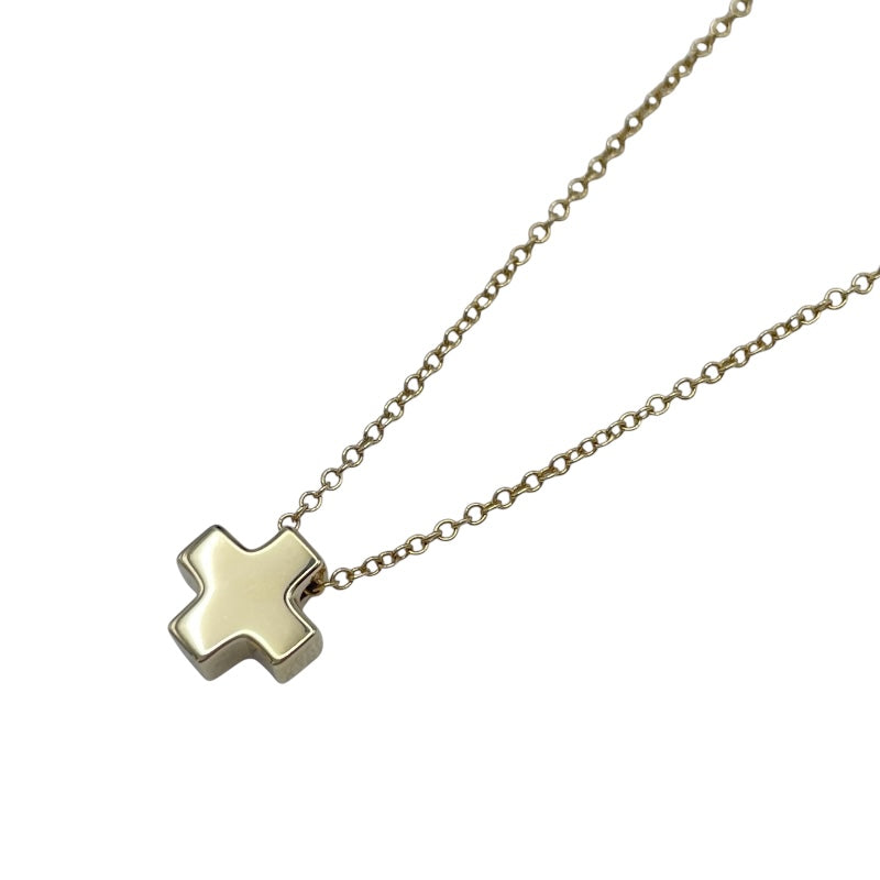 ティファニー TIFFANY＆CO ローマンクロスネックレス ゴールド 750 ジュエリー