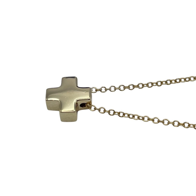 ティファニー TIFFANY＆CO ローマンクロスネックレス ゴールド 750 ジュエリー
