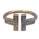 ティファニー TIFFANY＆CO Tワイヤーリング ピンクゴールド Au750 ジュエリー